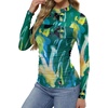 image:imageWomens Sexy Mesh Long Sleeve Shirts Fashion Clothing Turtle Necks Sheer Ruched Going Out Tops Fall Outfits Slim Fit BlousesDtiedye4