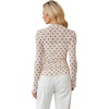 image:imageWomens Sexy Mesh Long Sleeve Shirts Fashion Clothing Turtle Necks Sheer Ruched Going Out Tops Fall Outfits Slim Fit BlousesPpink