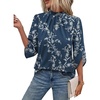 Navy Floral