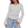 White Polka Dots