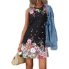 Black Colorful Floral