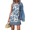 Blue Boho Print