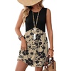 Floral Black Flowers