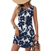 White Blue Print