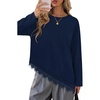 image:imageWIHOLL Long Sleeve Shirts for Women Fall Fashion ClothingBlue