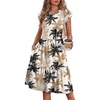 04 - Khaki Palm Print