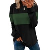 image:imageWIHOLL Sweatshirt for Women Long Sleeve Shirts Fall Outfits Fashion TopsGreen