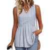 Striped Blue