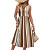 Floral Vertical Striped