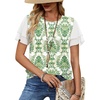 Green Ethnic Florals