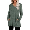 image:imageWIHOLL Womens Tops Fall Fahion 2025 Long Sleeve Shirts Casual Lightweight Tunic Sweaters Fashion Winter Clothing0green