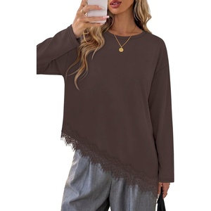 image:imageWIHOLL Long Sleeve Shirts for Women Fall Fashion ClothingCoffee