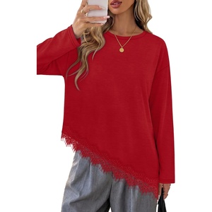 image:imageWIHOLL Long Sleeve Shirts for Women Fall Fashion ClothingRed