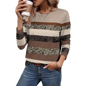 image:imageWIHOLL Long Sleeve Shirts for Women Stripe Tops Fall Fashion Outfits 2026Stripe