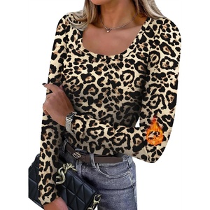image:imageWIHOLL Long Sleeve Thermal Shirts for Women Fall TopsBleopard