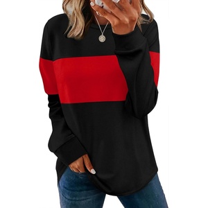 image:imageWIHOLL Sweatshirt for Women Long Sleeve Shirts Fall Outfits Fashion TopsRed
