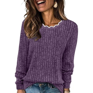 image:imageWIHOLL Womens Long Sleeve Shirts Lightweight Tunic Fall Top Sweaters 202604purple