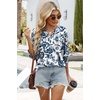 image:imageWIHOLL 34 Length Sleeve Womens Tops Summer Shirts Spring Vacation Outfits Dressy Casual Trendy Fall S3XL01p Ethnic Floral