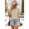 image:imageWIHOLL 34 Length Sleeve Womens Tops Summer Shirts Spring Vacation Outfits Dressy Casual Trendy Fall S3XL02stripe