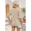 image:imageWIHOLL 34 Length Sleeve Womens Tops Summer Shirts Spring Vacation Outfits Dressy Casual Trendy Fall S3XL02stripe