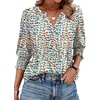 image:imageWIHOLL 34 Length Sleeve Womens Tops Summer Shirts Spring Vacation Outfits Dressy Casual Trendy Fall S3XL03blue White