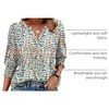image:imageWIHOLL 34 Length Sleeve Womens Tops Summer Shirts Spring Vacation Outfits Dressy Casual Trendy Fall S3XL03blue White