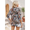 image:imageWIHOLL 34 Length Sleeve Womens Tops Summer Shirts Spring Vacation Outfits Dressy Casual Trendy Fall S3XL03floral Khaki