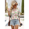 image:imageWIHOLL 34 Length Sleeve Womens Tops Summer Shirts Spring Vacation Outfits Dressy Casual Trendy Fall S3XL03romantic Rose
