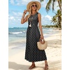 image:imageWIHOLL Summer Dresses Babydoll Maxi Dress Empire Waist Beach Vacation Sundresses 2026 with PocketsPolka Dot