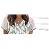 image:imageWIHOLL Summer Tops for Women V Neck TShirts Swiss Dot Short Sleeve Shirts Casual Fashion Blouses