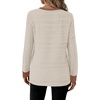 image:imageWIHOLL Womens Long Sleeve Tops Fall Outfits Crewneck Shirts Winter ClothingApricot