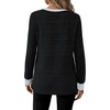 image:imageWIHOLL Womens Long Sleeve Tops Fall Outfits Crewneck Shirts Winter ClothingBlack Grey