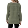 image:imageWIHOLL Womens Long Sleeve Tops Fall Outfits Crewneck Shirts Winter ClothingGreen