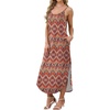 image:imageWIHOLL Womens Maxi Dresses for Women Casual Long Summer Sun Dresses 2026 Spaghetti Strap Hawaiian Vacation Outfits for WomenFloral Boho 1