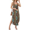 image:imageWIHOLL Womens Maxi Dresses for Women Casual Long Summer Sun Dresses 2026 Spaghetti Strap Hawaiian Vacation Outfits for WomenFloral Boho 3