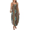 image:imageWIHOLL Womens Maxi Dresses for Women Casual Long Summer Sun Dresses 2026 Spaghetti Strap Hawaiian Vacation Outfits for WomenFloral Boho 3