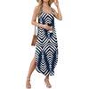 image:imageWIHOLL Womens Maxi Dresses for Women Casual Long Summer Sun Dresses 2026 Spaghetti Strap Hawaiian Vacation Outfits for WomenFloral Boho 6