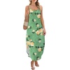 image:imageWIHOLL Womens Maxi Dresses for Women Casual Long Summer Sun Dresses 2026 Spaghetti Strap Hawaiian Vacation Outfits for WomenFloral Yellow Rose