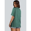 image:imageWIHOLL Womens Oversized Tshirts Summer Tops 2025 Short Sleeve V Neck Shirts Outfits Plus Size ClothesBlue Green