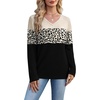 image:imageWIHOLL Womens Sweaters Trendy Tops Long Sleeve Shirts Fall Outfits FashionLeopard Apricot