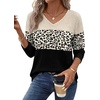 image:imageWIHOLL Womens Sweaters Trendy Tops Long Sleeve Shirts Fall Outfits FashionLeopard Apricot