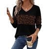 image:imageWIHOLL Womens Sweaters Trendy Tops Long Sleeve Shirts Fall Outfits FashionLeopard Brown