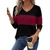image:imageWIHOLL Womens Sweaters Trendy Tops Long Sleeve Shirts Fall Outfits FashionMaroon