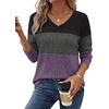 image:imageWIHOLL Womens Sweaters Trendy Tops Long Sleeve Shirts Fall Outfits FashionUnique Grey Purple