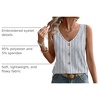 image:imageWIHOLL Womens Tank Tops Loose Casual Summer Tops Eyelet V Neck Basic Sleeveless Shirts Trendy 2026Blue Stripe