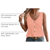 image:imageWIHOLL Womens Tank Tops Loose Casual Summer Tops Eyelet V Neck Basic Sleeveless Shirts Trendy 2026Coral