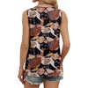 image:imageWIHOLL Womens Tank Tops Loose Casual Summer Tops Eyelet V Neck Basic Sleeveless Shirts Trendy 2026Khaki Flower