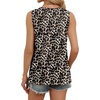 image:imageWIHOLL Womens Tank Tops Loose Casual Summer Tops Eyelet V Neck Basic Sleeveless Shirts Trendy 2026Leopard