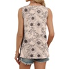 image:imageWIHOLL Womens Tank Tops Loose Casual Summer Tops Eyelet V Neck Basic Sleeveless Shirts Trendy 2026Printbeige