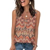 image:imageWIHOLL Womens Tank Tops Loose Casual Summer Tops Eyelet V Neck Basic Sleeveless Shirts Trendy 2026Printboho